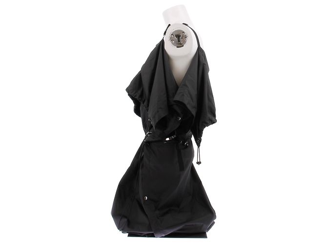 Dior Schwarzes Kleid aus Polyester - Ansicht 4