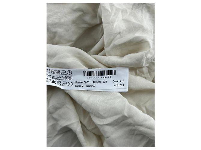 Massimo Dutti Maxikleid beige Viscose - Ansicht 6