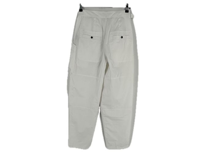 Pantalones Isabel Marant blancos de algodón - vista 2