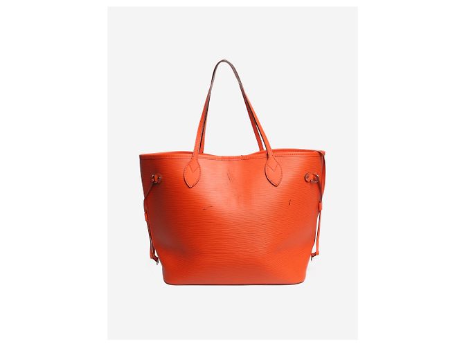 Louis Vuitton Orange Neverfull MM 2013 Epi Leder Tote - Ansicht 3