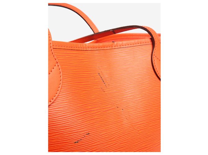Louis Vuitton Orange Neverfull MM 2013 Epi Leder Tote - Ansicht 4
