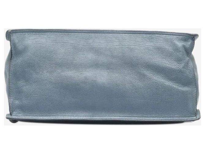 Prada Blauer 2way Lederbeutel Blue Etiquette 1BG122 - Größe - Ansicht 5