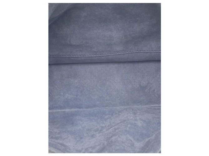 Prada Blauer 2way Lederbeutel Blue Etiquette 1BG122 - Größe - Ansicht 9