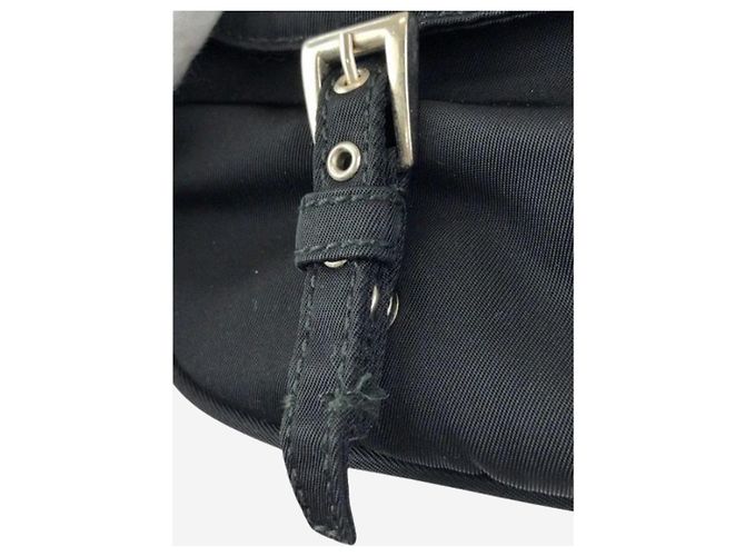 Prada Borsa a tracolla in nylon Tessuto nero - vista 12