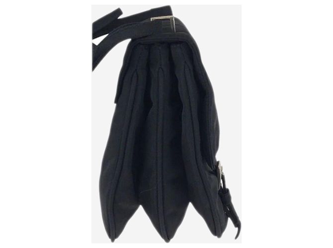 Prada Borsa a tracolla in nylon Tessuto nero - vista 16