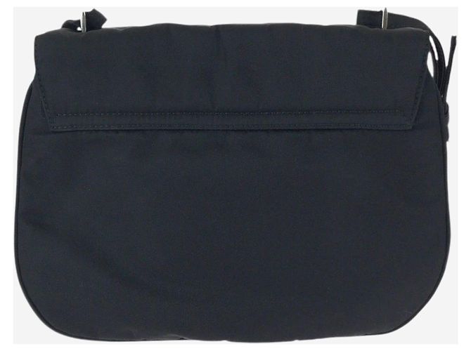Prada Borsa a tracolla in nylon Tessuto nero - vista 2