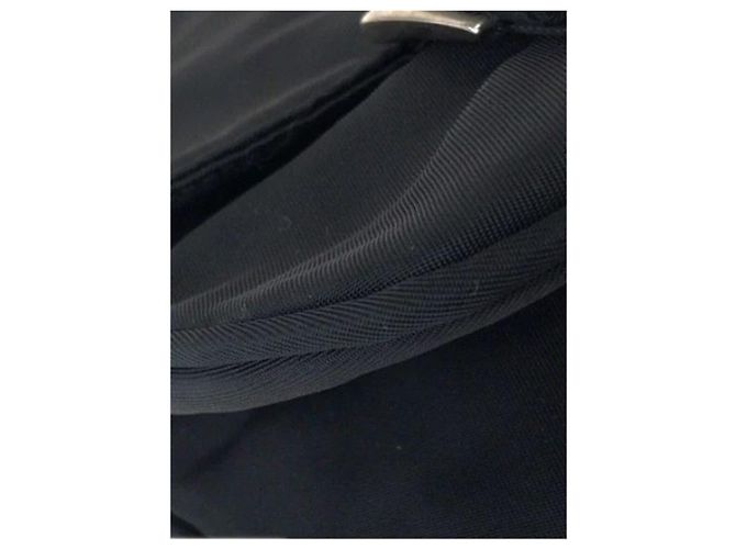 Prada Borsa a tracolla in nylon Tessuto nero - vista 3
