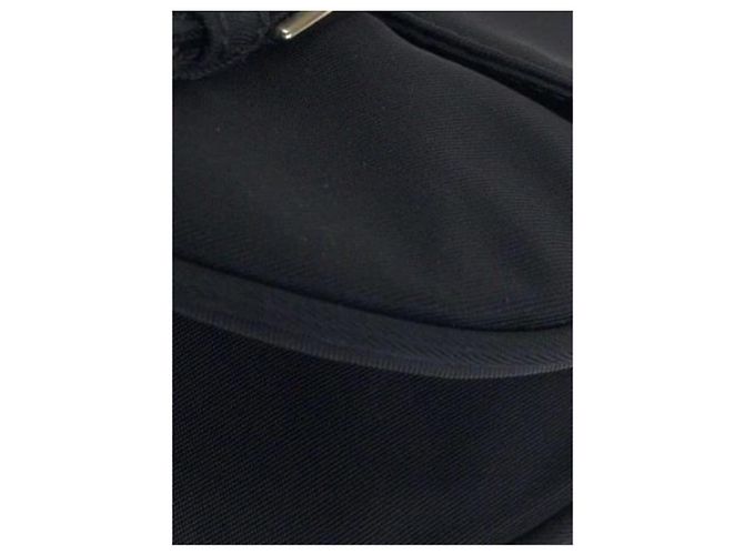 Prada Borsa a tracolla in nylon Tessuto nero - vista 4