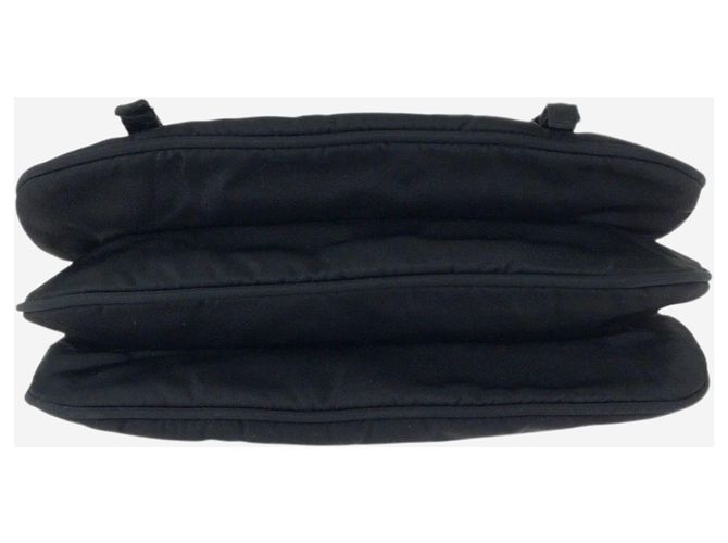 Prada Borsa a tracolla in nylon Tessuto nero - vista 6