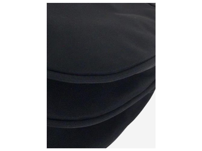 Prada Borsa a tracolla in nylon Tessuto nero - vista 7