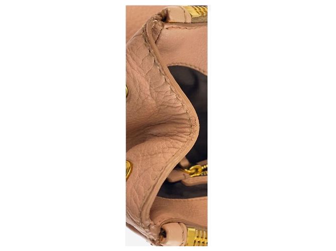 Miu Miu Borsa 2way in pelle Vitello rosa - vista 12