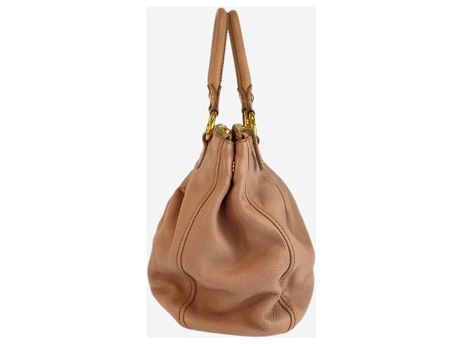 Miu Miu Borsa 2way in pelle Vitello rosa - vista 16