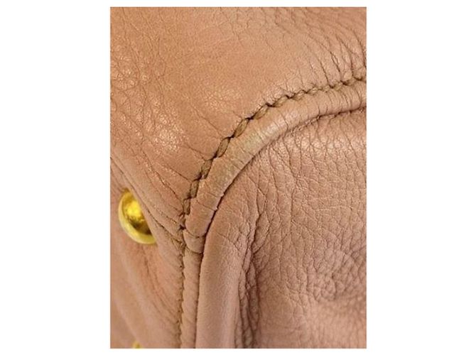 Miu Miu Borsa 2way in pelle Vitello rosa - vista 3