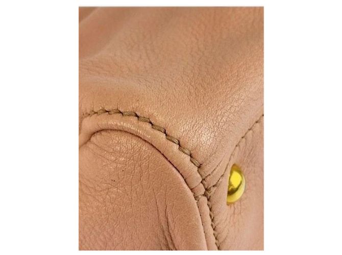 Miu Miu Borsa 2way in pelle Vitello rosa - vista 5