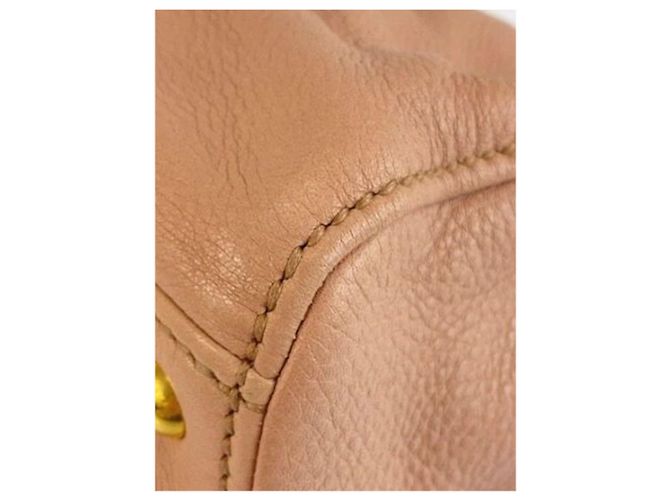 Miu Miu Borsa 2way in pelle Vitello rosa - vista 6