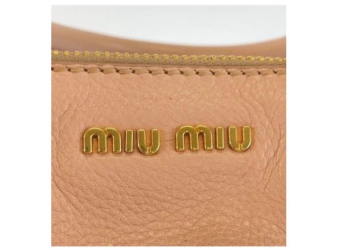 Miu Miu Borsa 2way in pelle Vitello rosa - vista 8