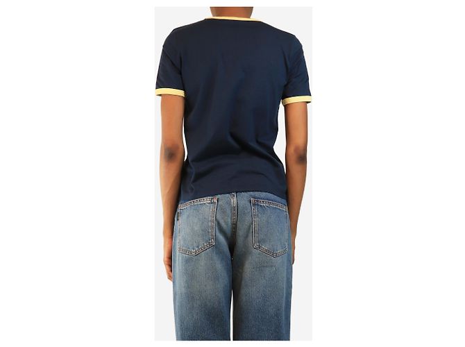 Céline Navy T-Shirt - Größe S Marineblau - Ansicht 2