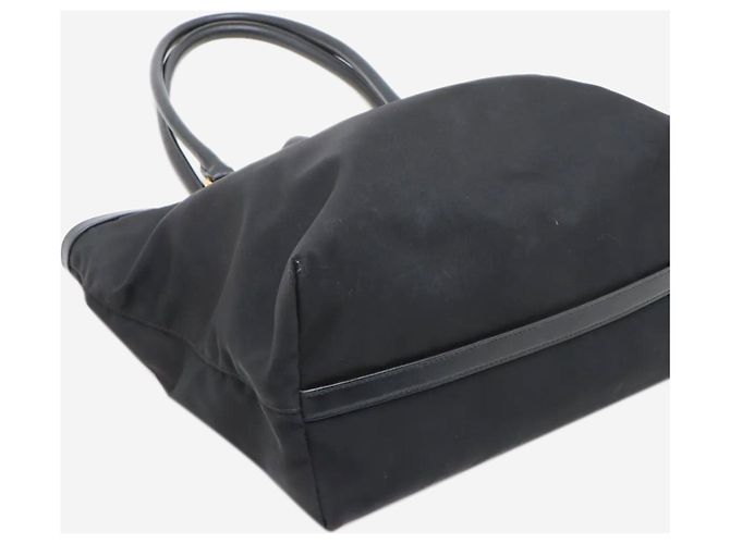 Prada Tote Bag aus Tessuto Nylon & Leder in Schwarz - Ansicht 4