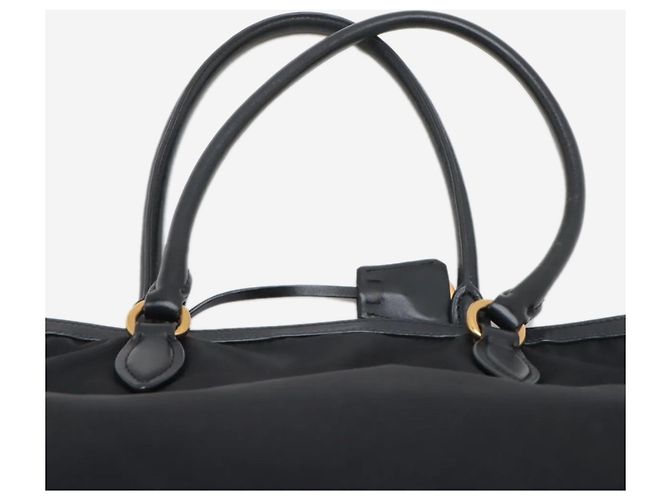 Prada Tote Bag aus Tessuto Nylon & Leder in Schwarz - Ansicht 6