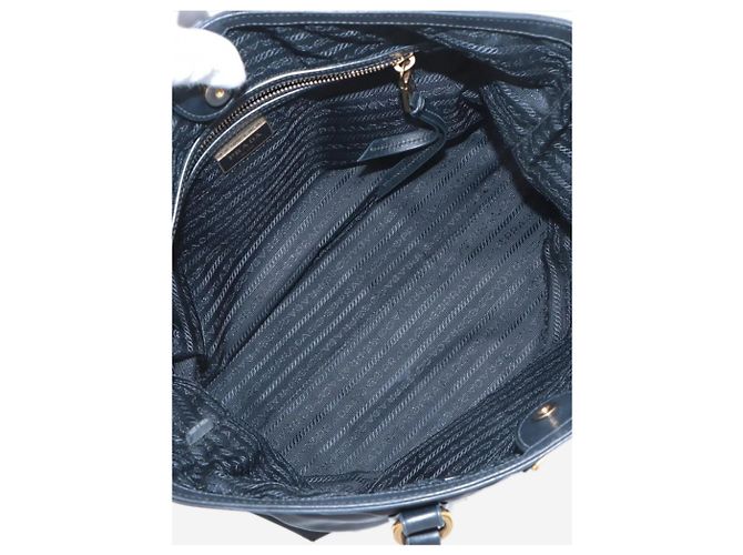 Prada Tote Bag aus Tessuto Nylon & Leder in Schwarz - Ansicht 7