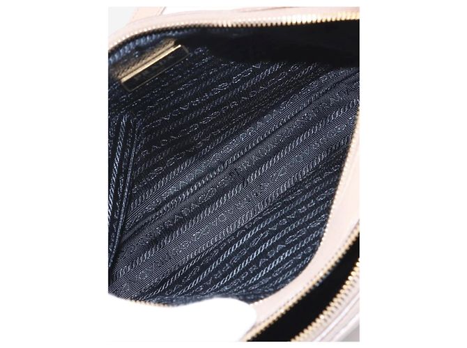 Prada Borsa a tracolla in pelle Vitello Phenix beige - vista 7