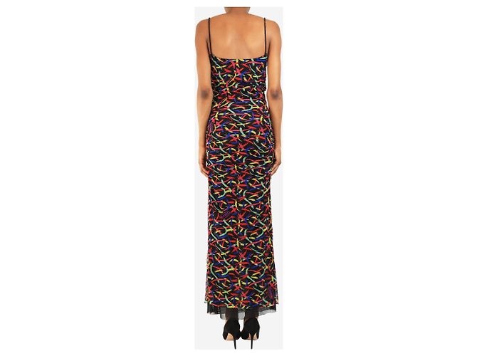 Missoni Schwarzes gerafftes Midikleid - Größe UK 8 - Ansicht 2