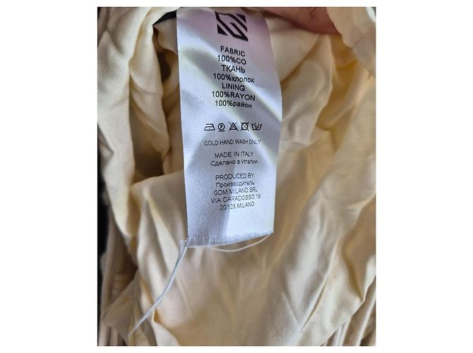 Autre Marque Giuseppe di Morabito Beige Makramee Maxikleid - Ansicht 10