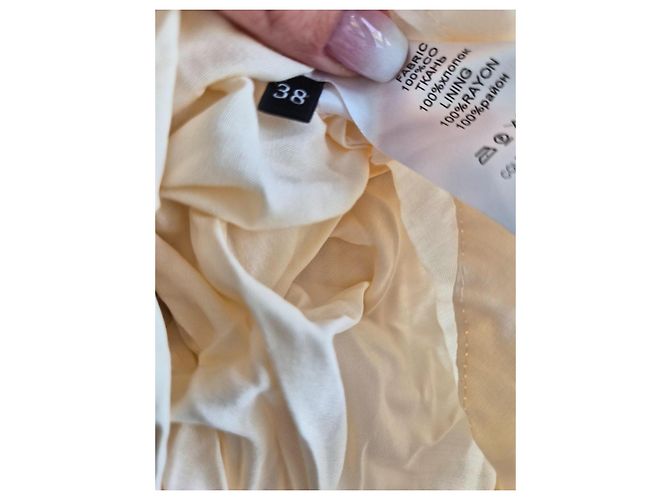 Autre Marque Giuseppe di Morabito Beige Makramee Maxikleid - Ansicht 11