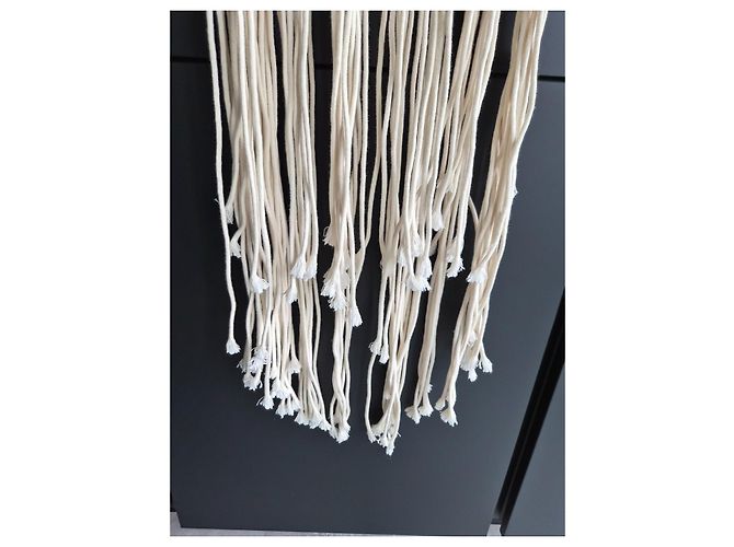 Autre Marque Giuseppe di Morabito Beige Makramee Maxikleid - Ansicht 6
