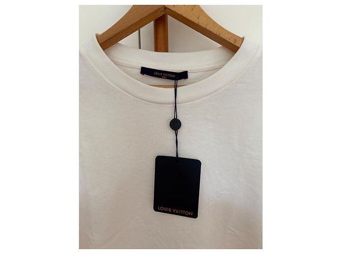 Camiseta Louis Vuitton Staples Edition - Algodón Blanco - vista 2