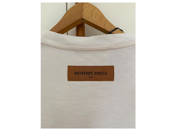 Camiseta Louis Vuitton Staples Edition - Algodón Blanco - vista 4