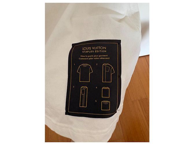 Camiseta Louis Vuitton Staples Edition - Algodón Blanco - vista 6