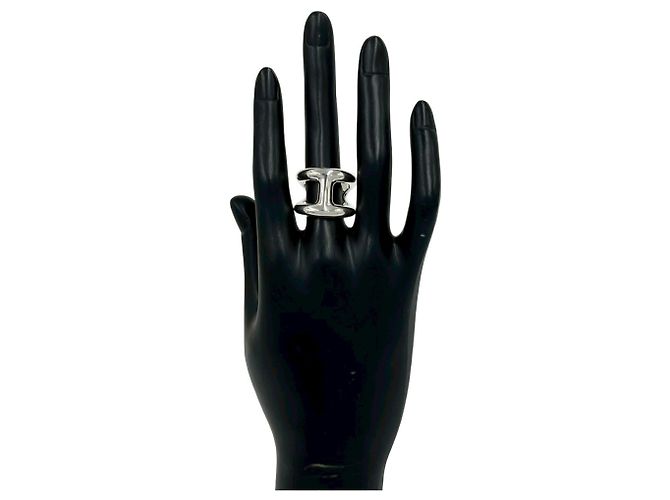 Ring Hermès Anello Hermes Osmos GM in argento sterling 925 - vista 2