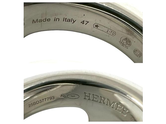 Ring Hermès Anello Hermes Osmos GM in argento sterling 925 - vista 3