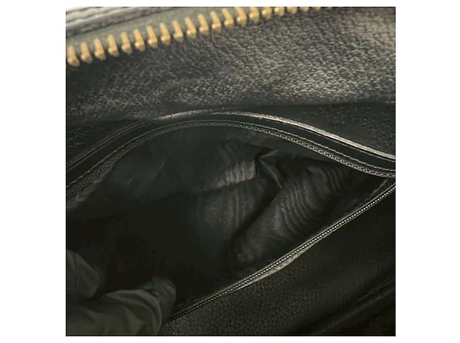Céline Borsa Celine Vintage Macadam Blazon Logo Marrone - vista 10
