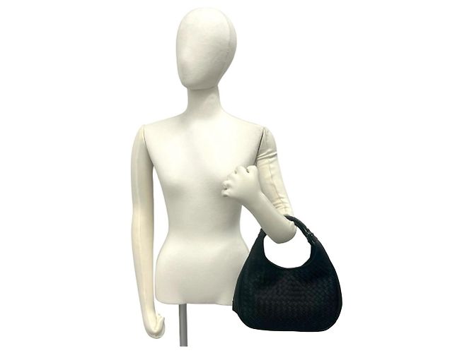 Campana Mini Leder-Tote-Bag Bottega Veneta Schwarz - Ansicht 2