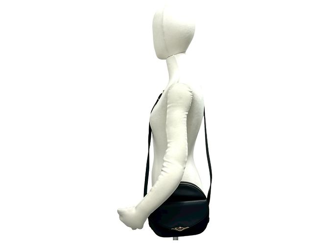 Mini borsa a tracolla in pelle nera Cartier Nero - vista 2