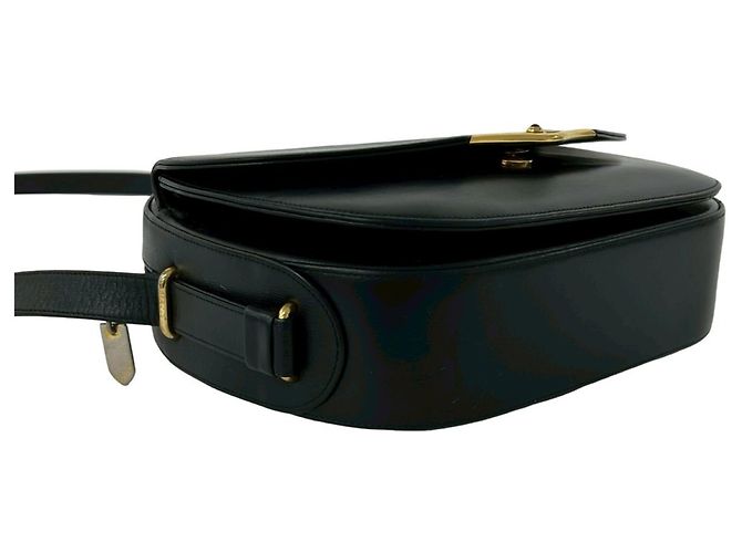 Mini borsa a tracolla in pelle nera Cartier Nero - vista 7