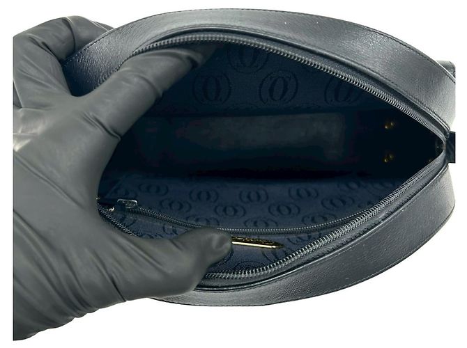 Mini borsa a tracolla in pelle nera Cartier Nero - vista 9