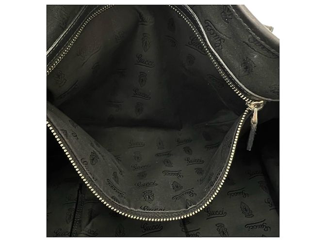 Gucci GG Twins Shima Leder Tote Bag Schwarz - Ansicht 10