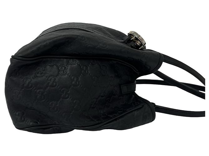 Gucci GG Twins Shima Leder Tote Bag Schwarz - Ansicht 6