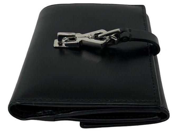Gucci Jackie Leder-Bifold-Geldbörse Schwarz - Ansicht 5