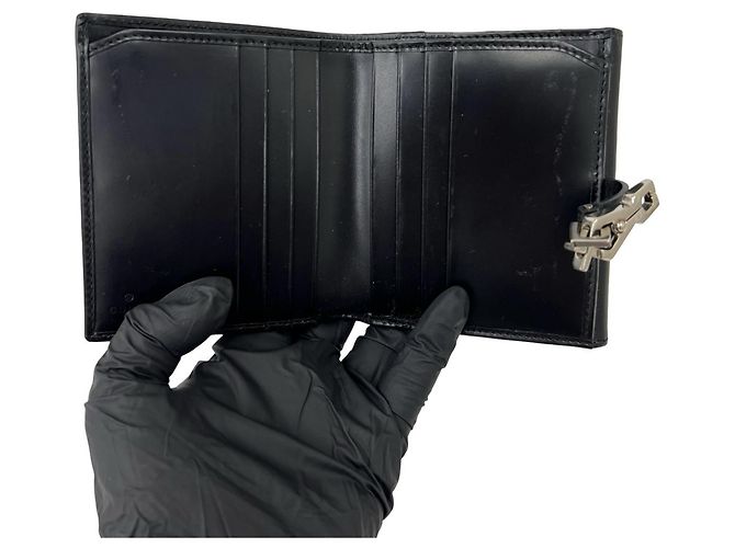 Gucci Jackie Leder-Bifold-Geldbörse Schwarz - Ansicht 7