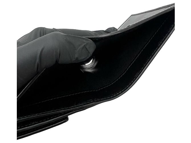 Gucci Jackie Leder-Bifold-Geldbörse Schwarz - Ansicht 8