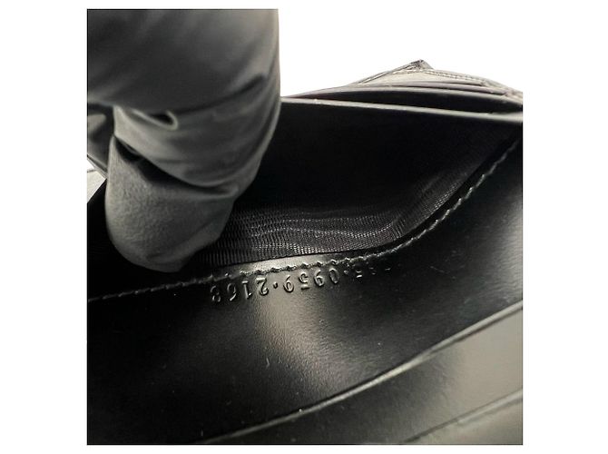 Gucci Jackie Leder-Bifold-Geldbörse Schwarz - Ansicht 9