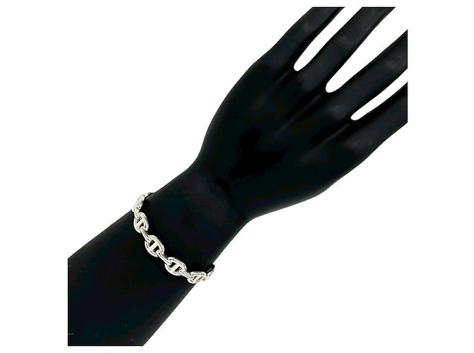 Hermès Bracciale Chaine d'Ancre Enchainée Hermes Argento - vista 2