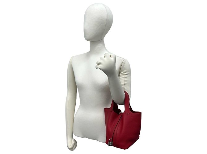 Hermès Hermes Picotin Lock PM Handtasche Rot - Ansicht 2