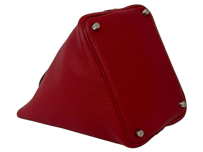 Hermès Hermes Picotin Lock PM Handtasche Rot - Ansicht 7