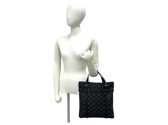 Bolso Tote Loewe Repeat Anagram Pattern Castaño - vista 2