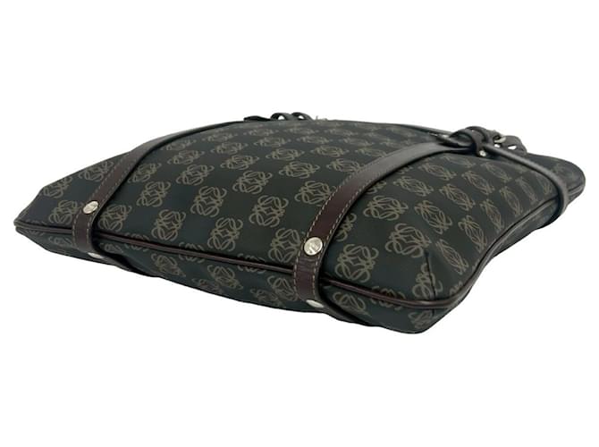 Bolso Tote Loewe Repeat Anagram Pattern Castaño - vista 8